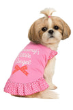 KUTKUT Small Dog Dress Pet Tutu Dress Puppy Dress Cute Dog Princess Skirt Elegant Pet Summer Apparel Doggie Clothes for Small Dogs Cats Pets (Pink)