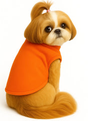KUTKUT Drooling Light Weight Winter Fleece Vest Pullover for Small Dogs and Cats | Warm Turtle Neck Pullover for Maltese, Papillon, Shih Tzu etc.