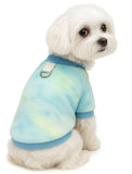 KUTKUT Small Dog Cat Flannel Fleece Sweater,Winter Plush Thickned Warm Breathable Pullover with Leash Ring Buckle for Pekingese, Papillon etc & Small Dogs Cats