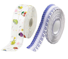 EZYHOME Pack of 2 Caulk Strip Tape,Waterproof and Oil-Proof 38mm x 3.2m Tape for Cooktop, Self Adhesive Caulk Tape for Sink,Toilet, Bathroom,Wall Edge,Caulk Sealing Tape for Bathtub