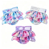 KUTKUT Reusable Dog Diapers Female Washable, Premium Doggie Tie Dye Diaper for Dogs, Highly Absorbent Puppy  Dog Diaper for Heat, Incontinence and Puppy Trainings