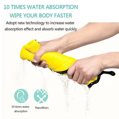 KUTKUT Microfiber Towel for Puppies Kittens Dog & Cats, Super Absorbent Quick-Drying Soft Lint Free Small Bath Towel for Pets (Pack of 1, 30 * 30cm) - kutkutstyle