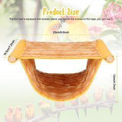 KUTKUT Winter Warm Bird Nest Bed Hanging Hammock Snuggle Hut Parrot House Tent Toy Bird Cage Perch for Parakeet Budgies Cockatiels Lovebird Cockatoo Finch Hamster - kutkutstyle