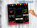 KUTKUT Dog Birthday Party Decorations, Dog Birthday Bandana, Dog Party Hat, Dog Cake Topper, Birthday Banner, Foil Curtain, Tablecloth, Dog Balloons, Dog Card for Dog Party Decorations - kutk