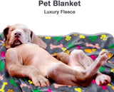 KUTKUT Luxurious Dog Blanket, Super Soft Warm Fluffy Microplush Flannel Pet Blanket for Small Medium Large Dogs and Cats, Warm Soft Sleep Mat for Pets Cage Liners Blanket - kutkutstyle