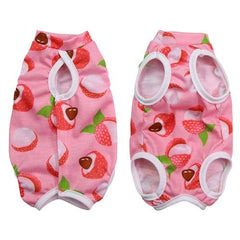 KUTKUT Cats Dog Sterilization Suit, Cat Surgery Recovery Suit | Physiological Poly Cotton Breathable Clothes for Abdominal Wounds or Skin Diseases Hook & Loop Closure Costume  (Pink) - kutkut