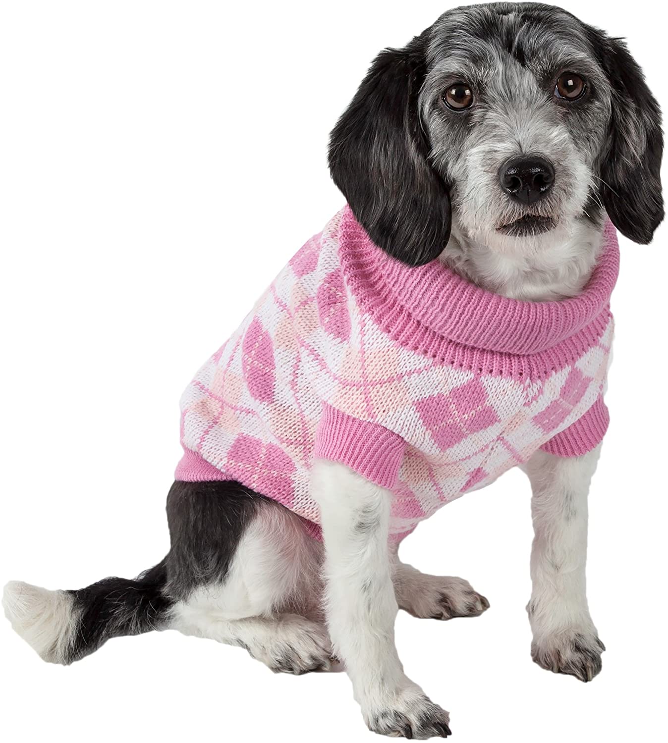 KUTKUT Combo of 2 Small Dog Cat Sweater,Turtleneck Knitwear Small Pet Sweater, Soft Comfortable Pet Knitwear Pullover for Shihtzu, Pug, Lhasa etc, Pet Sweater Winter Clothes - kutkutstyle