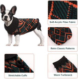 KUTKUT Combo of 2 Small Dog Cat Sweater,Turtleneck Knitwear Small Pet Sweater, Soft Comfortable Pet Knitwear Pullover for Shihtzu, Pug, Lhasa etc, Small Dogii Cat Winter Clothes - kutkutstyle