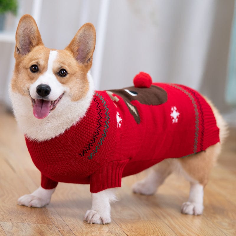 Dog Pyjamas Fitwarm Knitted Dog Sweaters, Turtleneck Pet Pajamas