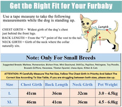 KUTKUT Fruit Print Soft Comfortable Cotton Dress for Shih Tzu, Yorkie, Pug etc. Beautiful Cute Back not Strap Princess Skirt for Small Dogs (Yellow) - kutkutstyle