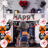 KUTKUT Halloween Medium Dog Sweater | Turtleneck Sweater Pumpkin Pattern Knitwear Warm Pet Jumper Jacket Clothes For Beagle, French Bulldog, Corgi etc. - kutkutstyle