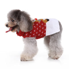 KUTKUT Small Dog Cat Knitted Sweater | Breathable Crochet Knit Pullover | Sweater shirt Jumper for Puppy Dogs Maltese, ShihTzu etc. and Cats - kutkutstyle