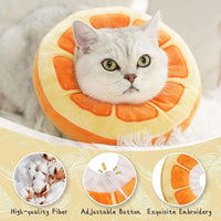 kutkutstyle Collar Harness KUTKUT Adjustable Cat Cone Collar, Adjustable Recovery E Collar, Cat Cones After Surgery for Kittens and Small Puppy Neck Cone to Prevent Licking Biting After Surgery Protect Wounds