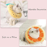 KUTKUT Adjustable Cat Cone Collar, Adjustable Recovery E Collar, Cat Cones After Surgery for Kittens and Small Puppy Neck Cone to Prevent Licking Biting After Surgery Protect Wounds - kutkuts