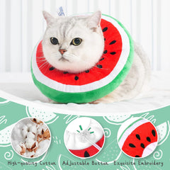 KUTKUT Adjustable Kitten Cone Collar Soft, Adjustable Recovery E Collar, Cat Cones After Surgery for Kittens and Small Cats Neck Cone to Prevent Licking Biting After Surgery Protect Wounds - 