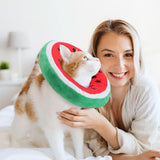 KUTKUT Adjustable Kitten Cone Collar Soft, Adjustable Recovery E Collar, Cat Cones After Surgery for Kittens and Small Cats Neck Cone to Prevent Licking Biting After Surgery Protect Wounds - 