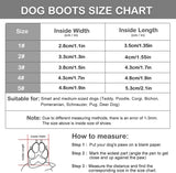 KUTKUT Dog Boots for Hot Pavement Hardwood Floor, Breathable Dog Shoes for Small Medium Dogs with Reflective & Adjustable Strap Zipper, Anti-Slip Paw Protection Dog Booties Red-dog shoes-kutkutstyle