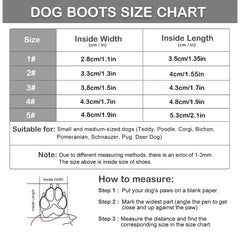 KUTKUT Dog Shoes for Hardwood Floors | Pack of 4pcs Breathable Dog Boots with Anti-Slip Rugged Sole | Summer Dog Booties | Dog Hiking Boots with Reflective & Adjustable Strap Zipper Closure f