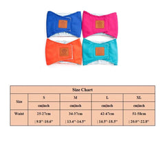 KUTKUT Male Dog Wrap Reusable Dog Diaper | Male Belly Band Washable Diaper | Physiological Sanitary Pant Curtesy Harassment Pant, Anti Urinary for Small Boy Dogs Cats (Blue) - kutkutstyle