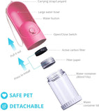 KUTKUT Dog Portable, Leakproof Retractable Water Bottle for Puppy & Small Dogs, Lightweight Pet Water Dispenser for Outdoor Walking,Hiking, Food Grade Plastic BPA Free (220 ML)… - kutkutsty