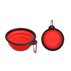 KUTKUT Silicone Collapsible Dog Bowl | BPA Free Dishwasher Safe, Portable Foldable Expandable Travel Bowl | Food Water Feeding Cup Dish for Dogs Cats - kutkutstyle
