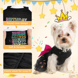 KUTKUT Small Dog Dress Birthday Clothes for Small Dogs & Cats &  Alphabet Colorful Print Mesh Girl Dog Dress &  Summer Tutu Princess Pet Puppy Clothing - kutkutstyle