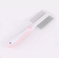 KUTKUT Double Side Steel Needles Dog Comb Pet Rake Comb Detangling Dog Hairbrush Grooming Grooming Tools for Dogs with Short or Long Hair - kutkutstyle