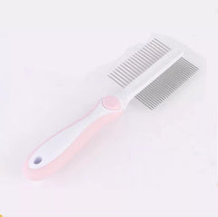 KUTKUT Double Side Steel Needles Dog Comb Pet Rake Comb Detangling Dog Hairbrush Grooming Grooming Tools for Dogs with Short or Long Hair - kutkutstyle