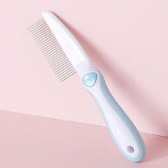 KUTKUT Long Teeth Detangling Pet Comb | Stainless Steel Grooming Comb | Removes Tangles, Mats, Shed Hair, and Dirt - Ideal for Everyday Use On Dogs and Cats with Short Or Long Hair - kutkutst