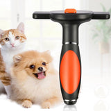 KUTKUT Pet Grooming Brush Effectively Reduces Shedding by Up to 95% Professional Deshedding Tool for Dogs and Cats-Grooming-kutkutstyle