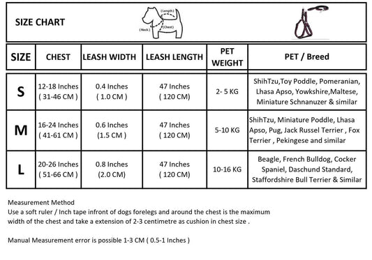 KUTKUT Adjustable Without Choker & Pull | Dog Harness Basic Step |Small Puppy Dog Harness (Black & Pink, Size S- Adjustable Chest 31-46cm) - kutkutstyle