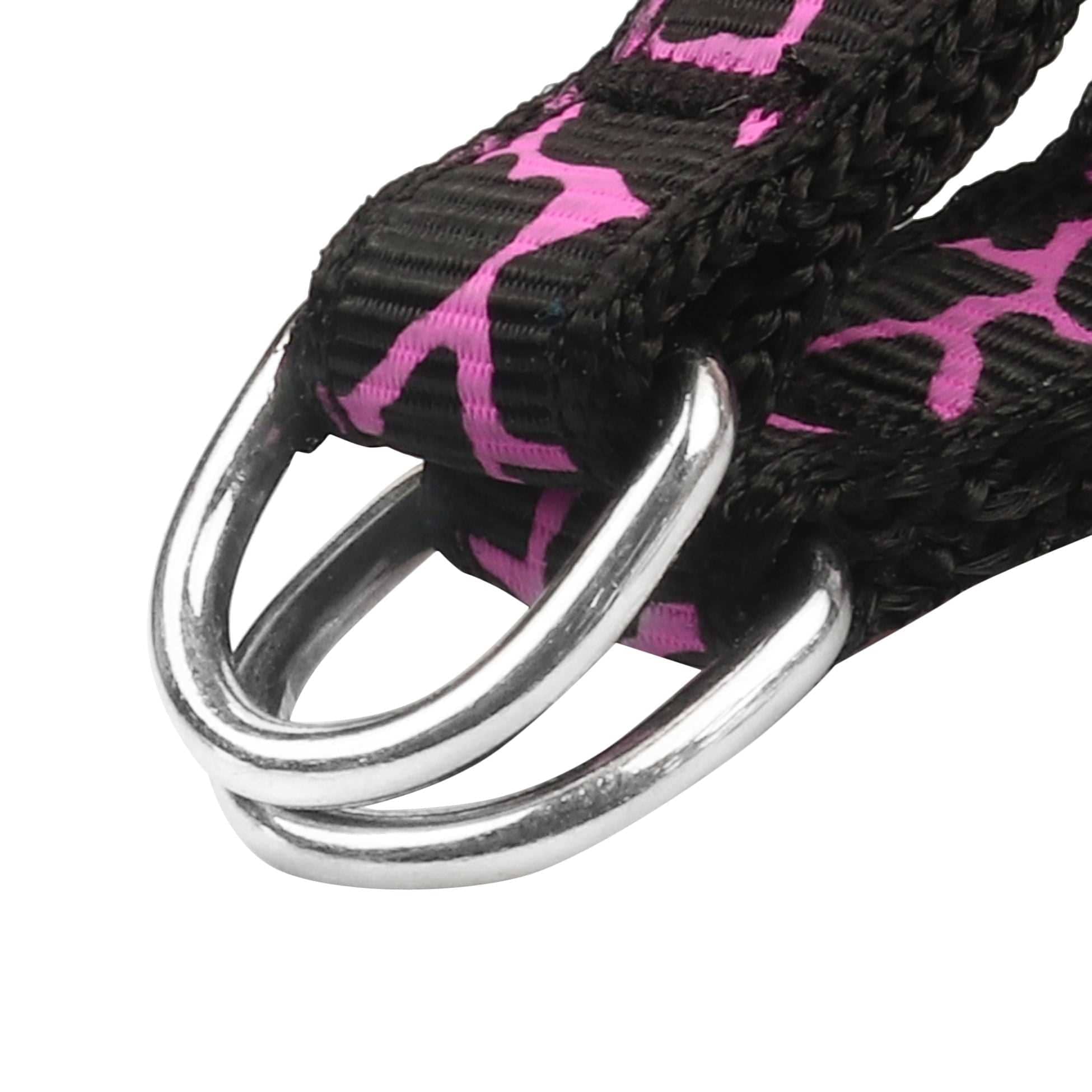 KUTKUT Adjustable Without Choker & Pull | Dog Harness Basic Step |Small Puppy Dog Harness (Black & Pink, Size S- Adjustable Chest 31-46cm) - kutkutstyle