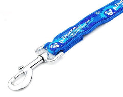KUTKUT Dog Collar Combo Set | Matching Collar & Leash | Safety Set for Daily Outdoor Walking, Running & Training Small Medium Dogs Cats (Blue, Adjustable Neck: 38cm - 54cm) - kutkutstyle