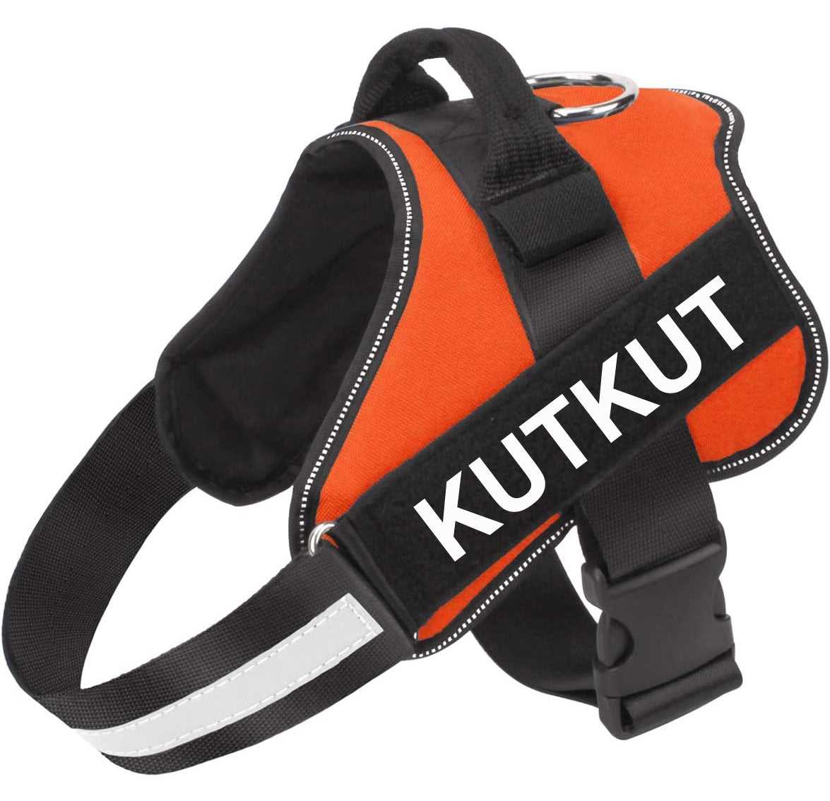 KUTKUT 2022 Dog Harness, No-Pull Pet Harness Adjustable Soft Padded Dog Vest, Reflective No-Choke Pet Oxford Vest with Easy Control Handle for Small Dogs - kutkutstyle