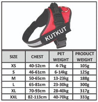 KUTKUT 2022 Dog Vest Harness, No-Pull Pet Harness Adjustable Soft Padded Dog Vest, Reflective No-Choke Pet Oxford Vest with Easy Control Handle for Small Dogs-Harness-kutkutstyle