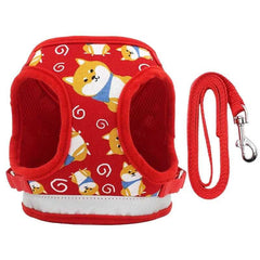 KUTKUT Adjustable Breathable & Reflective Harness and Leash No Pull No Choke | for Small Puppy - kutkutstyle