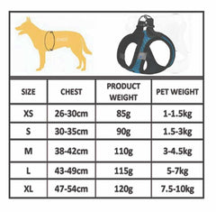 KUTKUT Adjustable Breathable & Reflective Vest Harness and Leash Set I Air-Mesh Step-in, Escape Proof | for Puppy, Small and Medium Dogs and Cats - kutkutstyle
