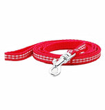 KUTKUT Adjustable | Checkered Print Heavy Duty | No Pull Pet Back Clip Halter Harness and Leash for Puppies - kutkutstyle