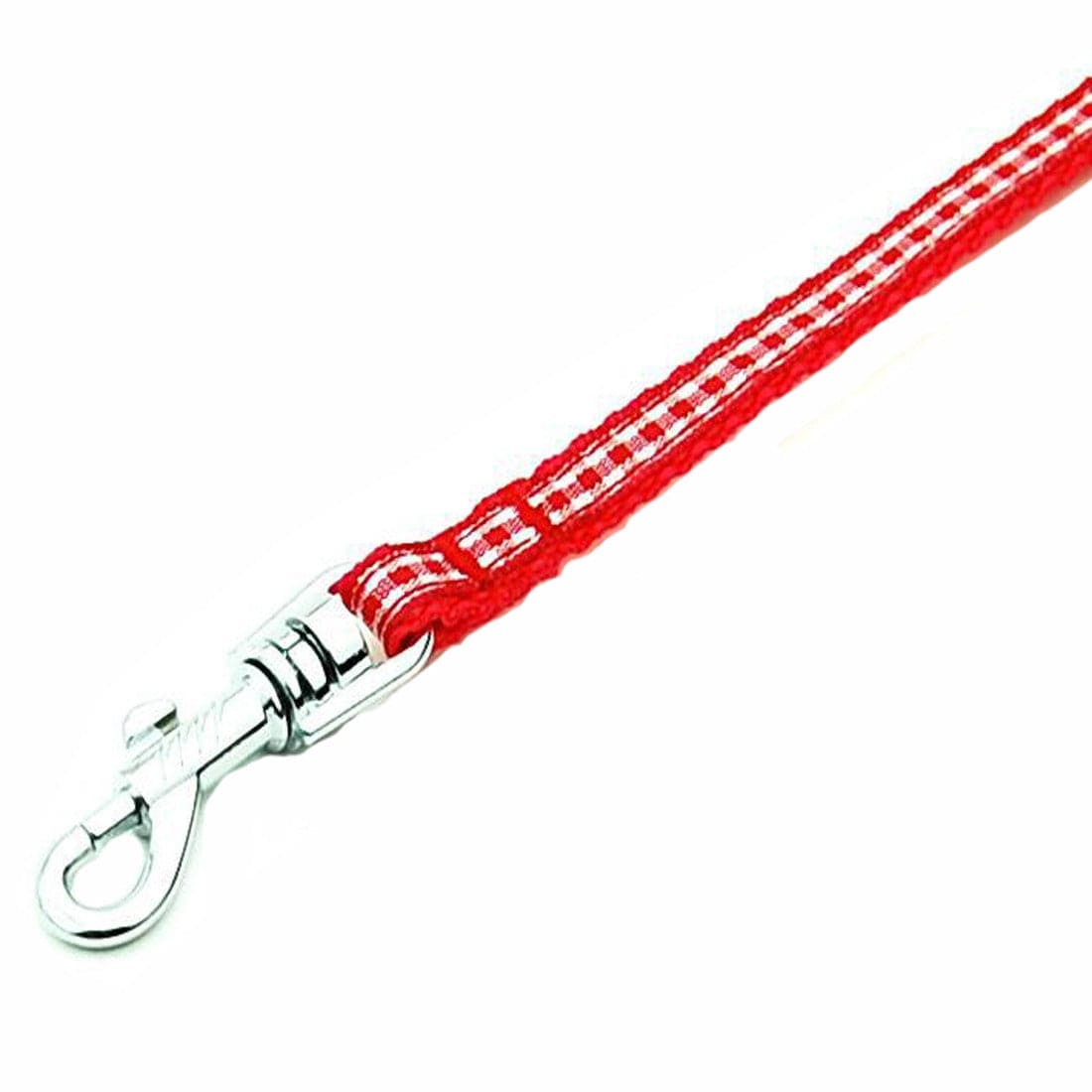 KUTKUT Adjustable | Checkered Print Heavy Duty | No Pull Pet Back Clip Halter Harness and Leash for Puppies - kutkutstyle