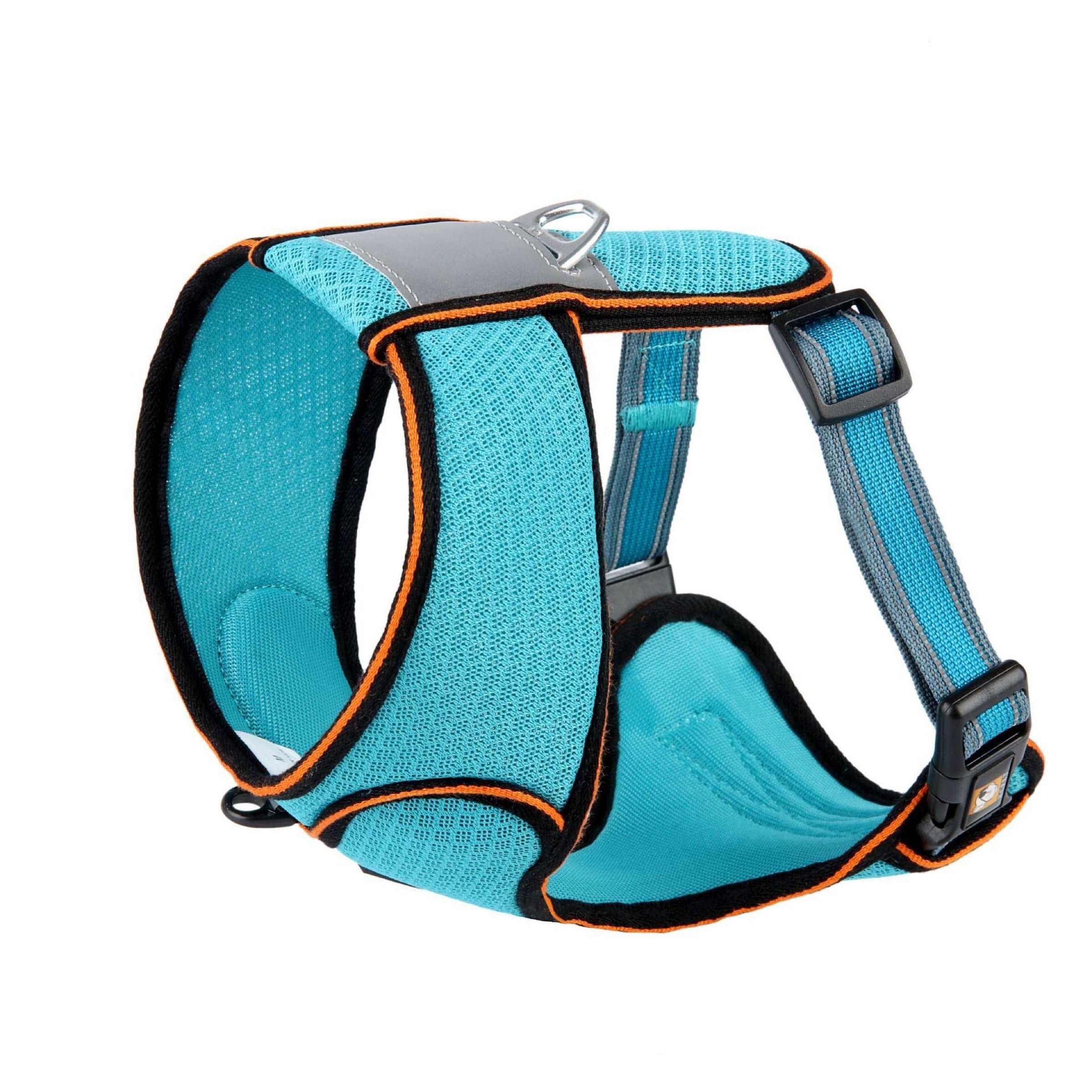 KUTKUT Adjustable No Choke Dog Vest Harness and Leash Set | Reflective Pet Harness for Small Dogs | Breathable Pet Oxford Outdoor Vest Harness for Small Dogs - kutkutstyle