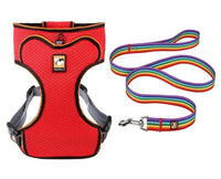 KUTKUT Adjustable No Pull Dog Vest Harness and Leash Set | Reflective Pet Harness for Small Dogs | Breathable Pet Oxford Outdoor Vest Harness for Small Dogs. - kutkutstyle