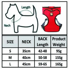KUTKUT Adjustable No Pull Dog Vest Harness and Leash Set | Reflective Pet Harness for Small Dogs | Breathable Pet Oxford Outdoor Vest Harness for Small Dogs. - kutkutstyle