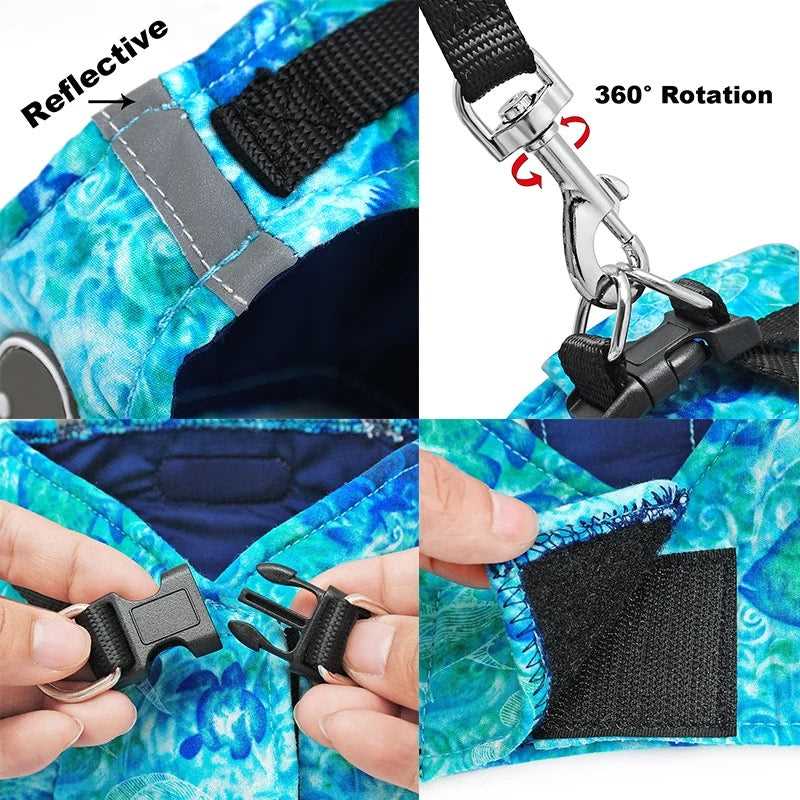KUTKUT Adjustable No Pull, No Choke Puppy and Cat Harness, Breathable and Reflective Harness and Leash for Small Puppy-Harness-kutkutstyle