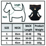 KUTKUT Adjustable No Pull Pet Vest Harness and Leash Set | Reflective Pet Harness for Small Dogs | Breathable Pet Oxford Outdoor Vest Harness for Small Dogs. - kutkutstyle