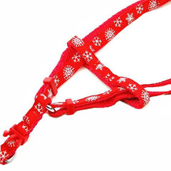 KUTKUT Adjustable with Floral Patterns | Step in Basic Nylon Harness and Leash for Puppy | Outdoor Running Training Walk - kutkutstyle