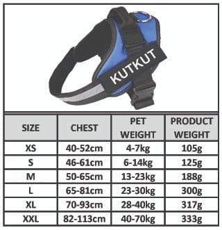 KUTKUT Dog Harness, No-Pull Pet Harness Adjustable Soft Padded Dog Vest, Reflective No-Choke Pet Oxford Vest with Easy Control Handle for Small Dogs-Harness-kutkutstyle