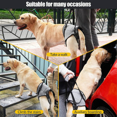 KUTKUT Dog Sling for Medium Dogs Hind Leg Support to Help Rehabilitate The Hind Limbs of Elderly Dogs with Weak Hind Legs Disabilities and Injuries Dog Harness Helps Arthritis ACL Recovery - 