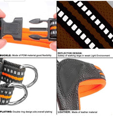 KUTKUT No Pull Ultra Soft Breathable Padded 2 Adjustable Botton 3M Reflective Easy Control Pet Harness for Small Dogs - kutkutstyle