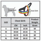 KUTKUT Soft Mesh Padded Rainbow Small Dog Vest Harness and Matching Leash | Quick Fit Dog Harness for ShishTzu, Pomeranian, Poodle etc.-Harness-kutkutstyle