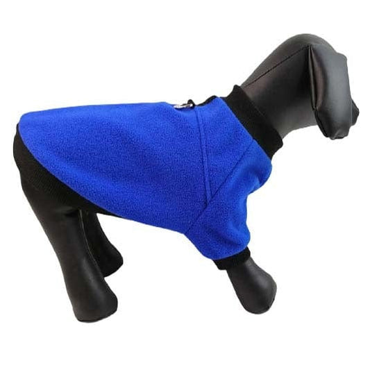 KUTKUT Lightweight Dog Fleece Small Dog Sweater | Warm Pullover Dog Jacket with Leash Attachment | Sweater for Yorkie, Maltese, Shih Tzu etc - kutkutstyle